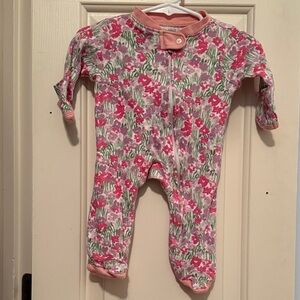Burt’s Bees Baby zip sleep & play footie with hand covers